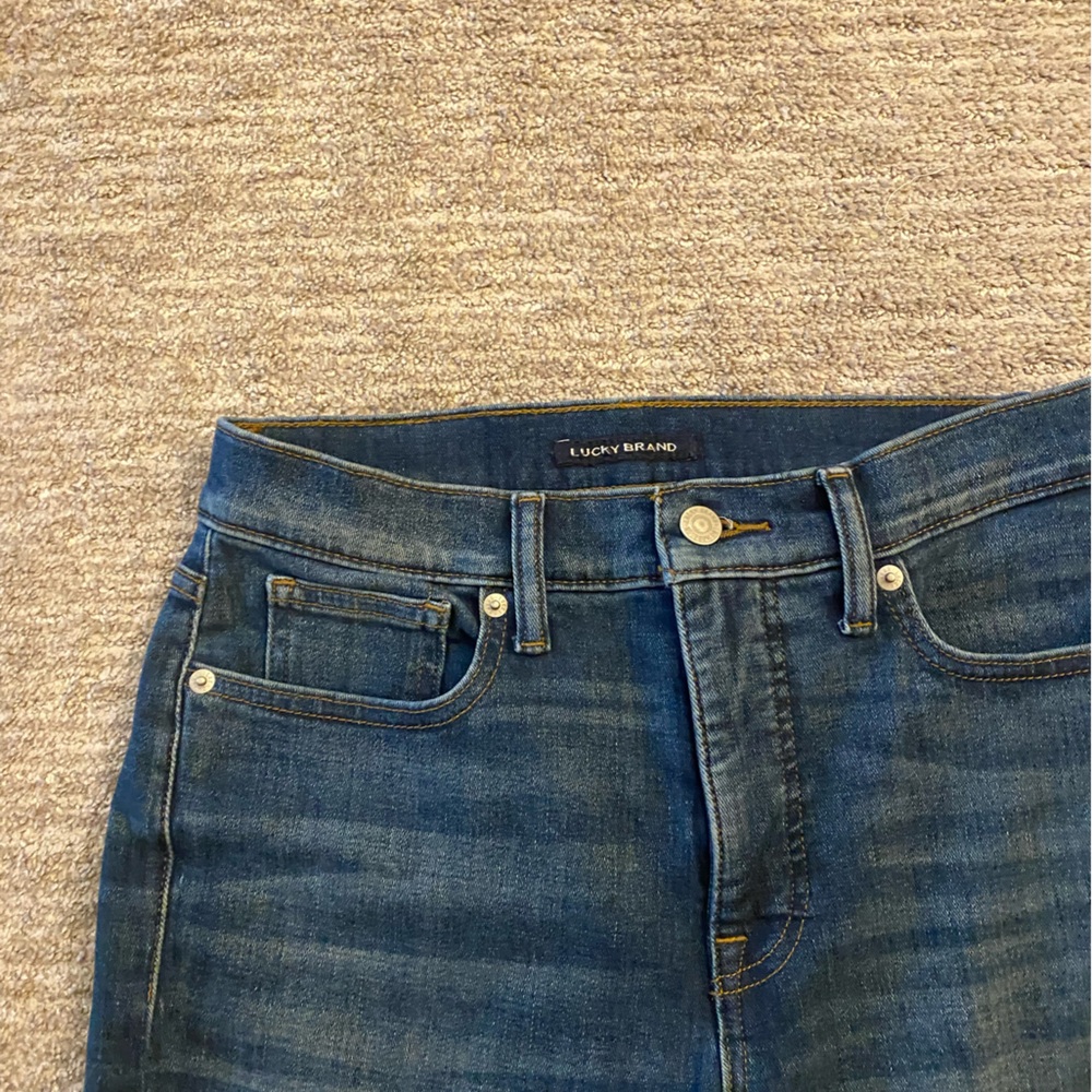 Lucky high rise straight Zoe jeans